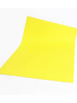 PP201 สีเหลืองอ่อน กระดาษโปสเตอร์สี 2 หน้า20แผ่น