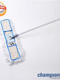 ม็อปดันฝุ่นโครงเหล็กชุบ CHAMPION PROFESSIONAL ไม้ถูพื้น ม๊อบ ไม้ถูบ้าน ม็อบถูพื้น ไม้ม็อบถูพื้น ที่ถูพื้น
