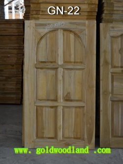 บานหน้าต่างไม้สัก GN-22