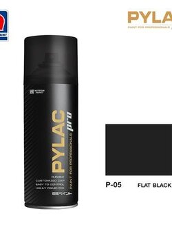 สีสเปรย์ PYLAC PRO P-05 FLAT BLACK มาตรฐานระดับโลก