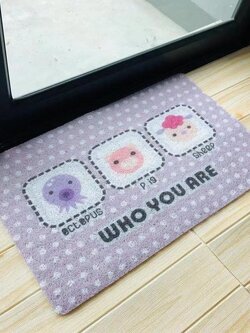 พรมเช็ดเท้า พรมเช็ดเท้ายางพารา ผ้าเช็ดเท้า ผ้าปูพื้น Foot towel พรม พรมดักฝุ่น ใยสังเคราะห์ พรมดักฝุ่นหน้าห้องน้ำ