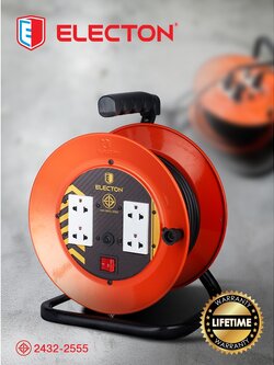 !!สินค้าขายดี!! ELECTON ล้อเก็บสายไฟ ELECTON Heavy Duty Metal Cable Reel