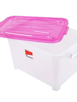 กล่องเก็บของ S105 A STACKO สีชมพู