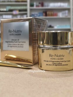 ESTEE LAUDER Re-Nutriv Ultimate Lift Regenerating Youth Eye Creme 15ml. ครีมบำรุงรอบดวงตา