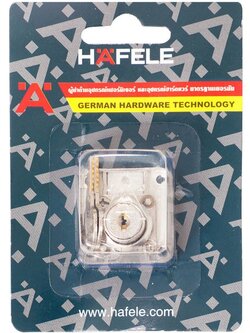 อะไหล่ เฟอร์นิเจอร์ กุญแจล็อค ลิ้นชัก HAFELE 482.01.122 HAFELE 482.01.122 DRAWER LOCK
