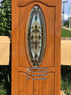 ประตูไม้สักกระจกนิรภัย GBBB - 109 (คลิกรายละเอียดที่รูป)