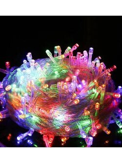 ไฟประดับ ไฟกระพริบ led 100ดวง ยาว9m นิ่งได้ ไฟตกแต่ง 100led ไฟแต่งสวน ไฟหิ่งห้อย ไฟนางฟ้า ไฟหยดน้ำ ไฟปีใหม่ ไฟคริสมาสต์