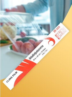 !!สินค้าขายดี!! Fresh Wrap ฟิล์มยืดหุ้มห่ออาหาร 30 ม. FRESH WRAP Food Plastic Wrap 30 m.