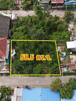 72077-ขายที่ดิน ถนนราชพฤกษ์ เคหะชุมชนวัดไพร่ฟ้า ปทุมธานี