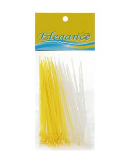 สายรัดเคเบิ้ลไทร์ ELEGANCE ขนาดยาว 4 นิ้ว หนวดกุ้ง สายรัด สายรัดหนวดกุ้ง