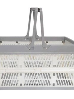 KH ตะกร้าพับได้ ขนาด 30x20x15.5 ซม. รุ่น CANDICE TG51132-S ผลิตจากพลาสติกเกรด A