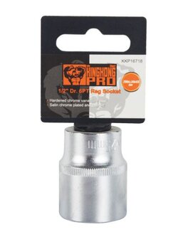 GIANT KINGKONG PRO ลูกบ๊อกซ์ 1/2 นิ้ว 6 เหลี่ยม รุ่น KKP16718 ขนาด 25 มม. สีเงิน