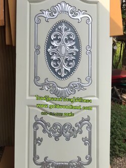 ประตูไม้สัก บานเดี่ยว GB - 248