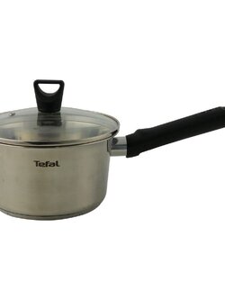 หม้อด้ามพร้อมฝาแก้ว 18 ซม. TEFAL SIMPLEO POT + LID TEFAL SIMPLEO 18CM