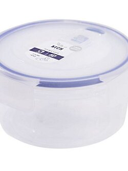 กล่องอาหารกลม 0.7 ลิตร KECHxDOUBLE LOCK No.9132 เก็บอาหารโดยไม่มีกลิ่นออกมารบกวน