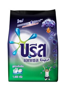 ผงซักฟอก บรีส เอกเซลคอมฟอร์ทลักชัวรี 1400กรัม BREEZE EXCEL COMFORT LUXURY POWDER 1400G