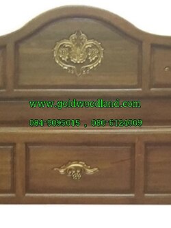 เตียงนอนไม้สัก ลาย 50