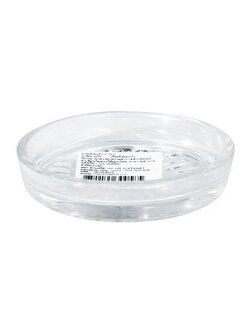 CHARNTAVAD จานรองแก้วแก้วใส รุ่น 753 ขนาด 8.5 x 1.5 ซม. สีใส ปลอดภัยสำหรับใส่อาหารทั่วไป ทำความสะอาดง่าย