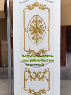 ประตูไม้สัก บานเดี่ยว GB - 262