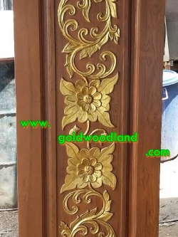 ประตูไม้สักบานเดี่ยว GB - 52