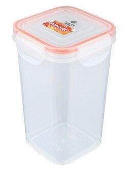 กล่องอาหาร POP LOCK 9141 1.4 ลิตร สีส้ม เก็บอาหารโดยไม่มีกลิ่นออกมารบกวน