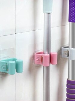 อุปกรณ์ที่วางไม้ถูพื้นแบบติดผนัง