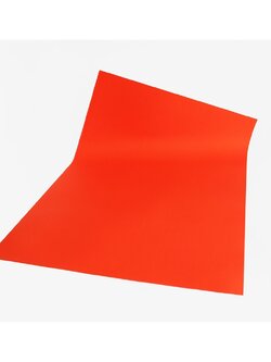 PP203 สีส้ม กระดาษโปสเตอร์สี 2 หน้า 20 แผ่น