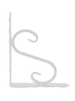 KASSA HOME แขนรับชั้นอเนกประสงค์ รุ่น CLASSIC-ORB115W ขนาด 15 x 11.5 x 2 ซม. สีขาว สวยงาม โดดเด่น ดูทันสมัย