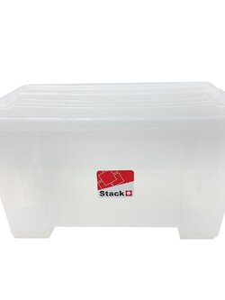 กล่องเก็บของใส STACKO 6654 62 ลิตร