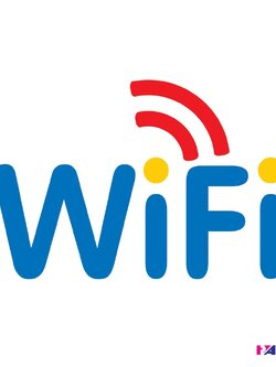 สติ๊กเกอร์สัญลักษณ์ WIFI PANKO SA1923 ป้ายสัญลักษณ์ แผ่นป้าย