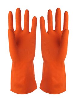 ถุงมือยาง งานทั่วไป KVB 12 inch ส้ม Personal Protective Equipment