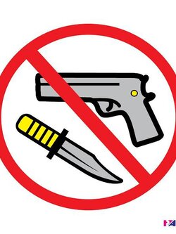 ป้าย ห้ามพกพาอาวุธ
