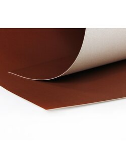 PP306 สีน้ำตาล กระดาษโปสเตอร์แข็งสีหน้าเดียว 52X77 ซม. แพ็ค 10 แผ่น