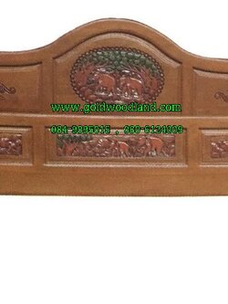 เตียงนอนไม้สัก ลาย 44