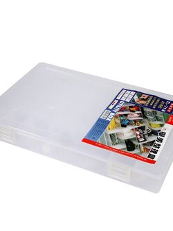 กล่องแบ่ง 40 ช่อง24x36x5.5 ซม. TL718 สีขาว