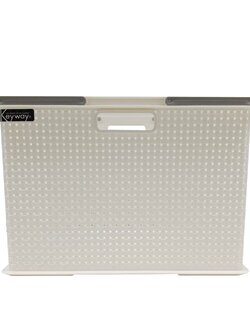 กล่องหูหิ้ว KEY WAY DW-380 39.2x28.3x26.1 สีขาว