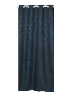 ผ้าม่าน EYELET CHILD FREEDOM STYLE MONTRA UV 135x250 ซม. สีน้ำเงิน ผ้าม่านประตู CURTAIN ผ้าม่านและมู่ลี่