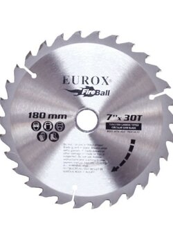 ใบเลื่อยวงเดือนตัดไม้ EUROX D-MAX รุ่น 30T ขนาด 30 นิ้ว สีเงิน เหมาะกับงานไม้เนื้ออ่อน แผ่นไม้อัดแกนจริง