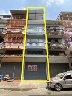 72159-ขายอาคารพาณิชย์ ถนนชัยพฤกษ์ ใกล้วัดเล่งเน่ยยี่ บางบัวทอง นนทบุรี