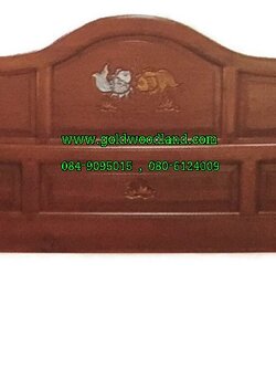 เตียงนอนไม้สัก ลาย 31