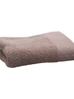 ผ้าขนหนูเช็ดผม KASSA HOME รุ่น SL106B-BN ขนาด 34 x 75 ซม. สีน้ำตาล Cotton 100% อย่างดีที่คัดสรรมาเป็นพิเศษ