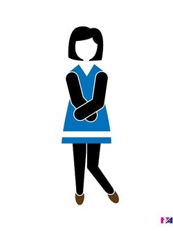 ป้าย ห้องน้ำหญิง