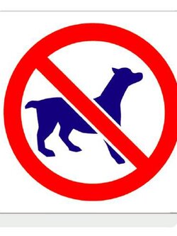 SC6-S648 ป้ายอะคริลิค ห้ามสัตว์เลี้ยงเข้า