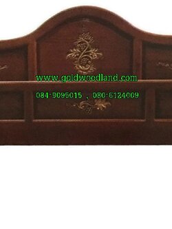 เตียงนอนไม้สัก ลาย 41