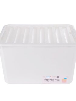 กล่องเก็บของ STACKO FAMILI 70.5 ลิตร สีขาว