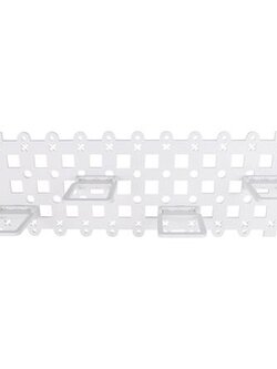 ระแนงติดผนังแนวนอนสี่เหลี่ยม 4 ห่วง SPRING สีขาว ช่วยตกแต่งสวนของคุณให้ดูสวยงามมากขึ้น