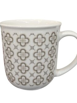 KASSA HOME แก้วมัค ลาย Warmth Home รุ่น KRJYD448-6218-3 ขนาด 13 ออนซ์ สีขาว ปลอดภัยสำหรับใส่อาหารทั่วไป ทำความสะอาดง่าย