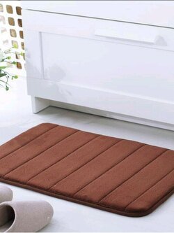 พรมนาโนสีพื้น (40x60cm) พรมเช็ดเท้าสีพื้น นุ่มสบายเท้า พรมห้องนอน พรมห้องน้ำ ตกแต่งบ้าน