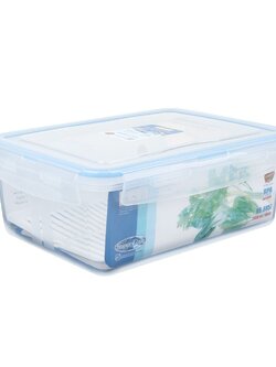 กล่องอาหารเหลี่ยม 2.9 ลิตร SUPER ลิตรOCK 6857 FOOD CONTAINER SUPER LOCK 6857 2.9L RECTANGLE