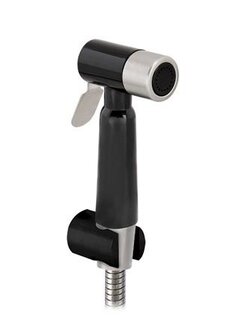 สายฉีดชำระครบชุด-ดำ WS-0492PB สายสเตนเลส ชั้นวางของ ชั้นวางของในห้องน้ำ